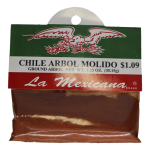 LA MEXICANA CHILE ARBOL MOLIDO 1.25 OZ.